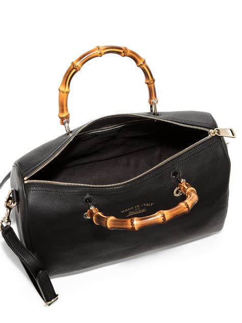 gucci bamboo shopper black|where to buy gucci bamboo bag.